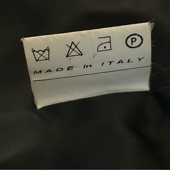 Camalgori Angora Wool black winter coat made in Italy size M classic winter - Picture 8 of 12